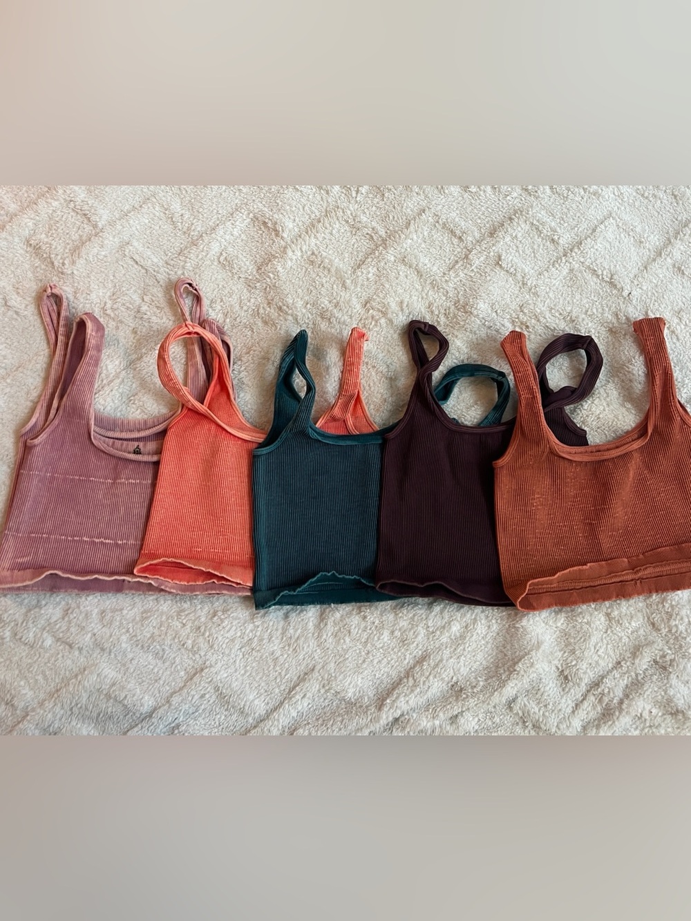 🌺free people happiness run square neck crop